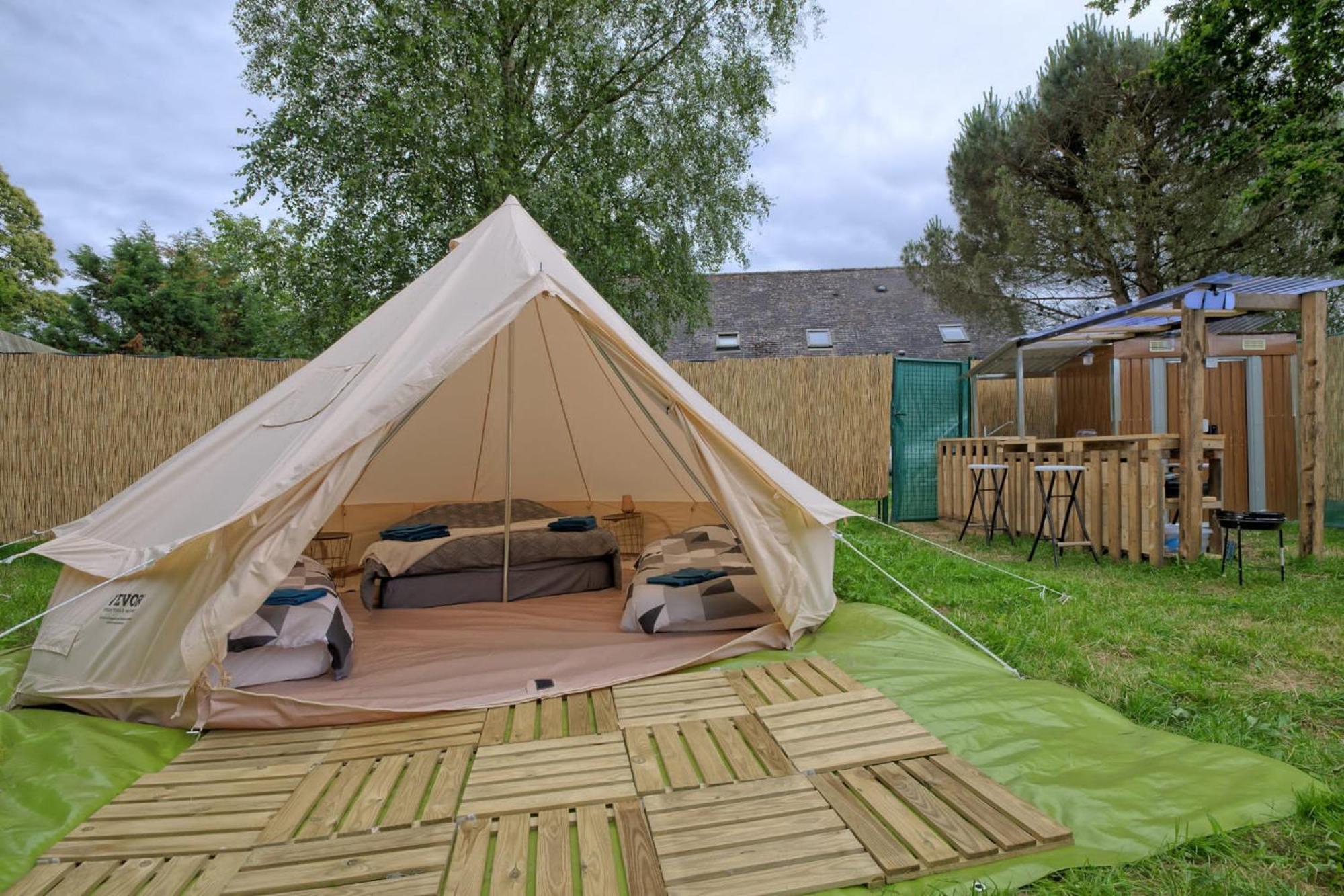 Tipi Experience L'Echappee Belle Hotel Saint-Maudez Exterior foto